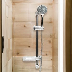 BARRAL DE DUCHA CON DUCHERO PUNTOS BLANCOS LH-3289