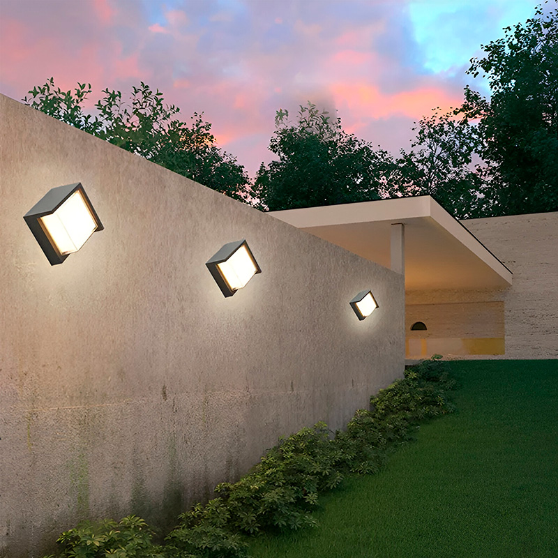 APLIQUE LED NEGRO CUADRADO 5W LH-3479 - Imagen 2