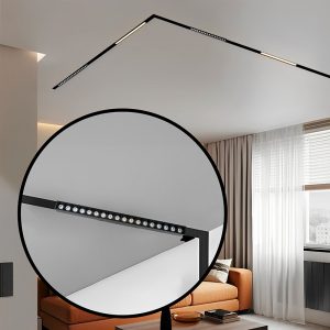 LUMINARIA NEGRA PARA RIEL 18W LH-3491