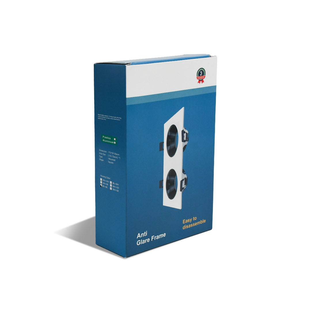 SOPORTE NEGRO PARA 2 DICROICA LH-3508 - Imagen 5