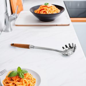 CUCHARA PARA PASTA MANGO DE MADERA LH-3767