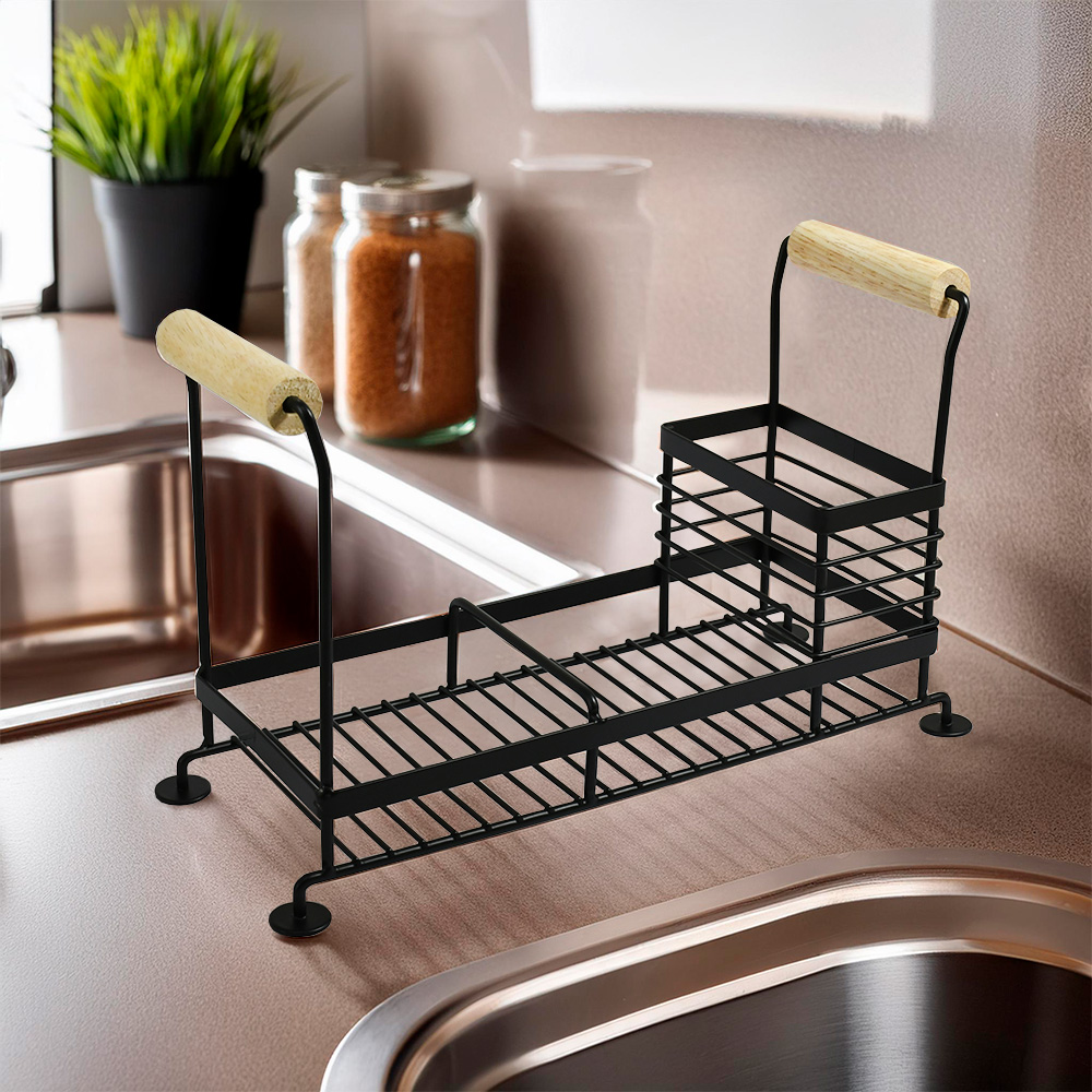 ESCURRIDOR ORGANIZADOR METALICO NEGRO LH-3685 - Imagen 2