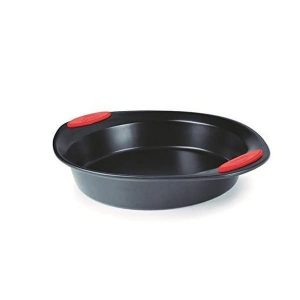 Lacor 68751 – Molde Redondo en Acero con Silicona 24x5cm – Negro
