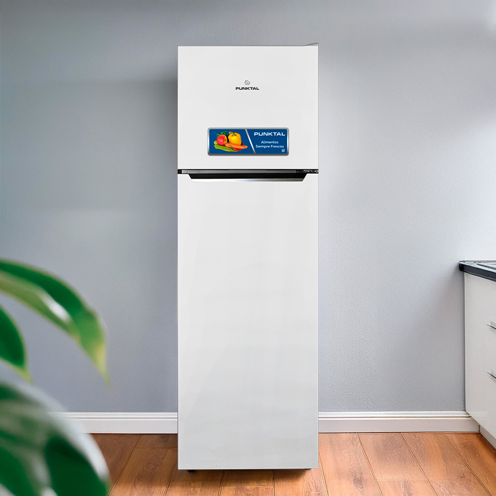 REFRIGERADOR PUNKTAL F/S 210 LTS BLANCO PK-244FSB