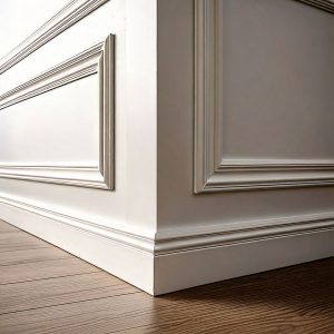 ZOCALO BLANCO DE PVC ANCHO 9CM LARGO 3M LH-4331