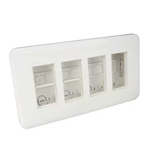 PUESTO DE TRABAJO EMPOTRAR 4×4 MODULOS NEGRO MATE 83403 SPM EFAPEL