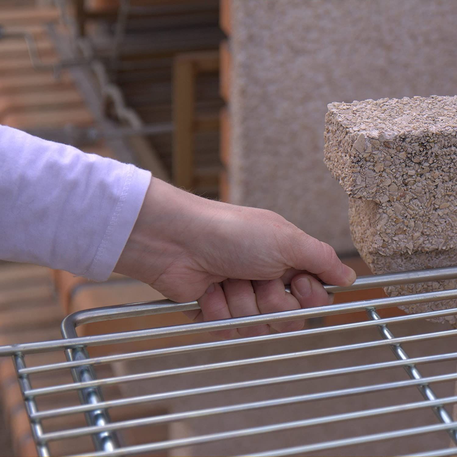 Parrilla Barbacoa Extensible de Zinc Sauvic - Imagen 4