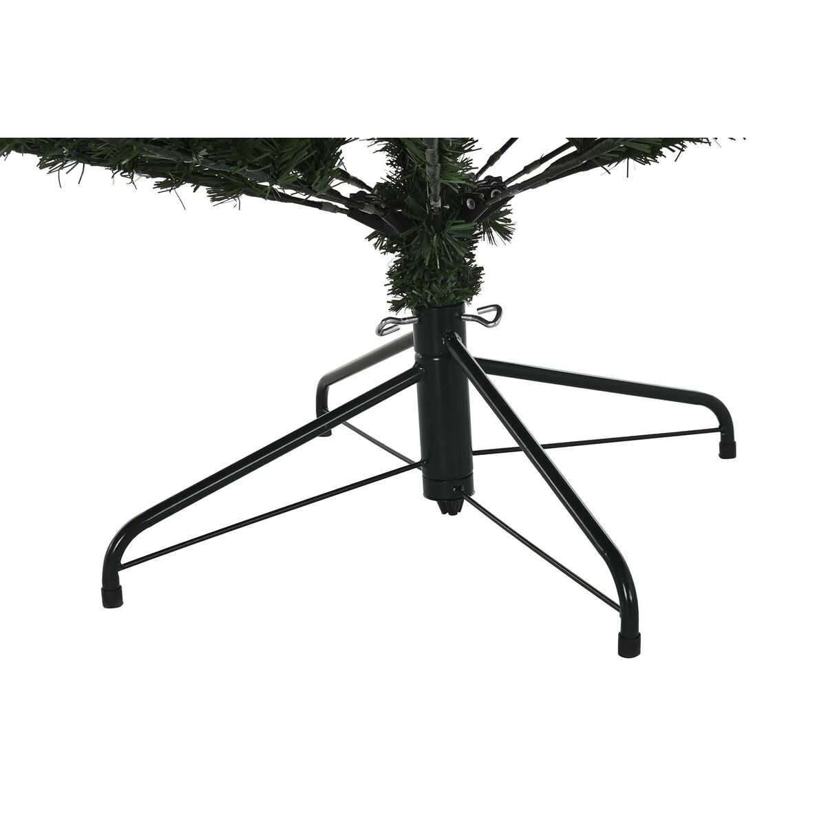 Árbol de Navidad DKD Home Decor Luz LED Verde Metal Polietileno 130 x 130 x 218 cm - Imagen 5