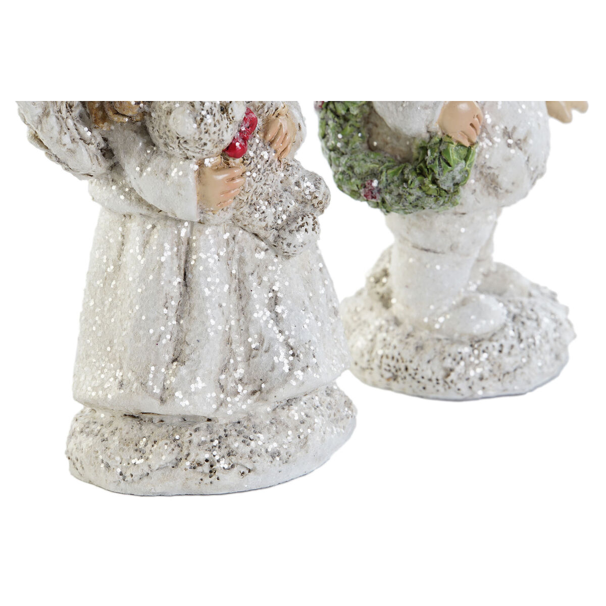 Adorno Navideño DKD Home Decor Multicolor Niños 6,7 x 5,1 x 11,4 cm (4 Unidades) - Imagen 2