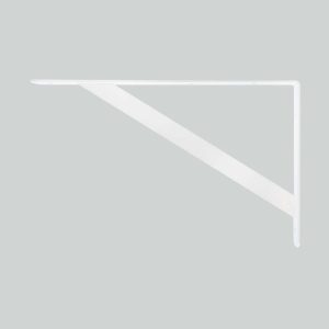 SOPORTE METALICO BLANCO 30X19 CM P/ESTANTE LH-2940