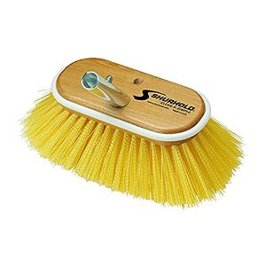 SHURHOLD, 6″ DECK BRUSH MEDIUM YELLOW POLYSTYRENE