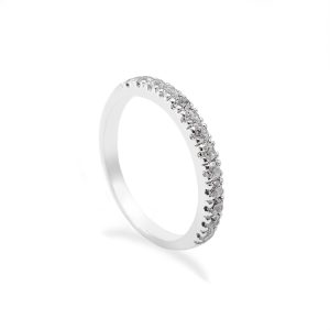 Anillo Cintillo Riviere – Plata 950