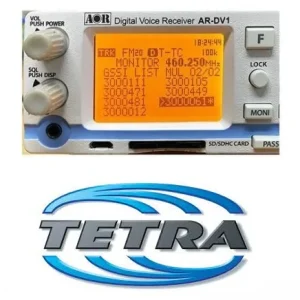 AOR AR-DV1 Receptor digital banda ancha + CLAVE ACTIVACION TETRA GSSI