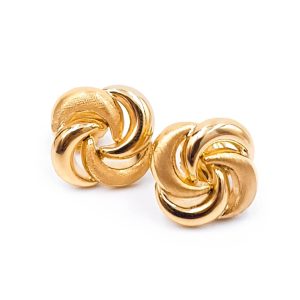 Aretes Luna – Oro 18K