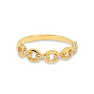 Anillo Chains – Oro 18K