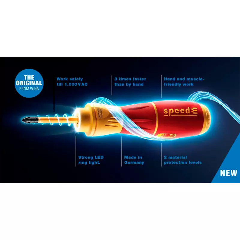 Destornillador Eléctrico SpeedE II de Wiha, 1000v - Imagen 2