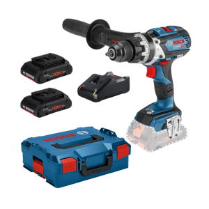 Atornillador GSB 18V-110C Bosch+ 2 Baterías 4 Ah ProCore + Gal 18V-40