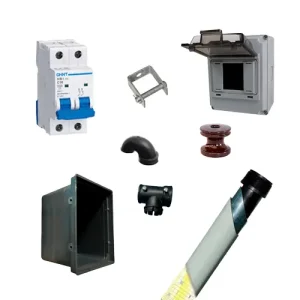 Bajada Monofasica Caño Pesado Sin Tapa (Edese)