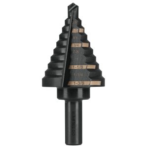 Broca escalonada óxido negro 10 escalones 1/4″ a 1-3/8″ BES-10 12126