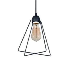 Colgante Geo Piramide 245 X 260Mm Negro