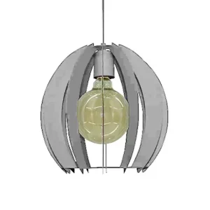 Colgante Palma 285 X 285Mm Gris