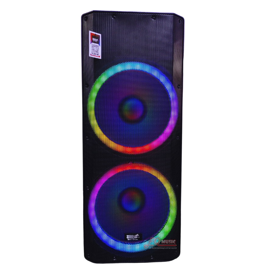 Caja Amplificada Doble Parlante 15″ 250.000w – Woou W3058 LED