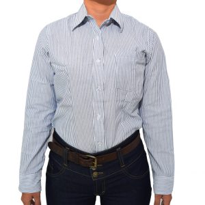 CAMISA OXFORD M/L DAMA RAYAS BOSTER