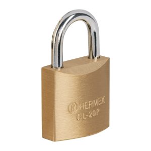Blíster con 2 candados de latón de 20mm, Hermex CL-20P 23513