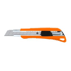 Cutter 18 mm reforzado de plástico con alma metálica, Truper CUT-6 16974