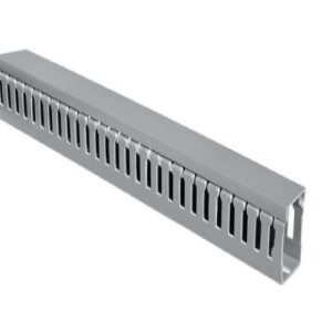 Slotted Cable Trunking with Cover – 40*40mm – Gray