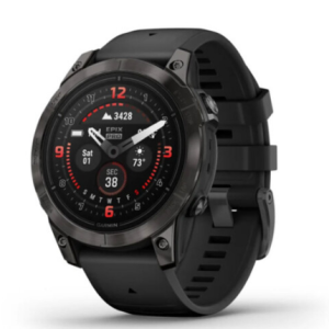 epix™ Pro (Gen 2) – Edición Zafiro | 47mm Titanio DLC gris carbón con banda negra