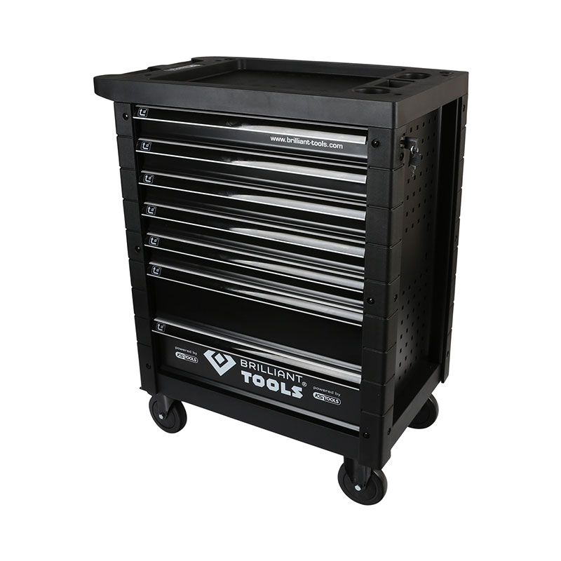 Carro de herramientas con 7 cajones vacíos