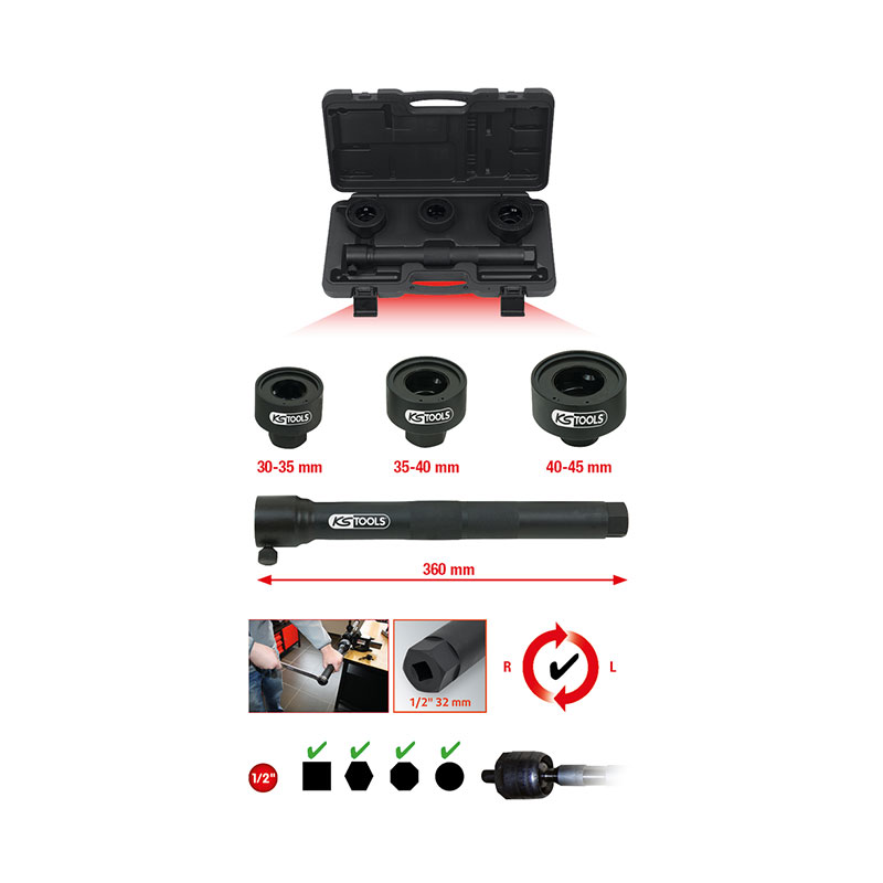 Llave especial para juntas axiales KIT 4 Piezas - Imagen 2