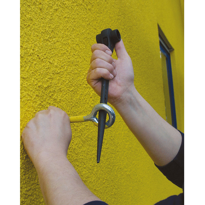 Llave para andamios con carraca 19x22mm - Imagen 3