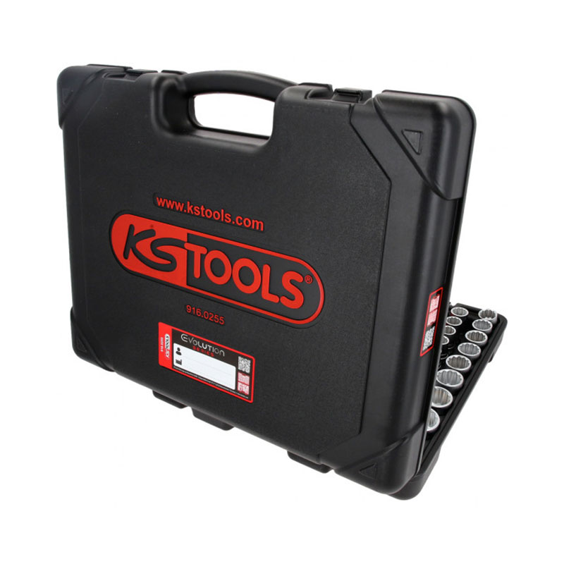 KIT llave de caja 1/4″+3/8″+ 1/2″ 255 Piezas - Imagen 3