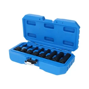 Llaves de caja de impacto 1/2″ Sext. Int. 8 Piezas