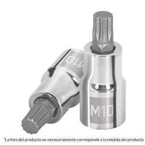 Dado punta corta bristol M5, cuadro 1/2″, Truper D-1205-BC 101292