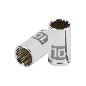 Dado de 10 mm, 12 puntas, cuadro 1/4″, Truper D-1410-BM 100982