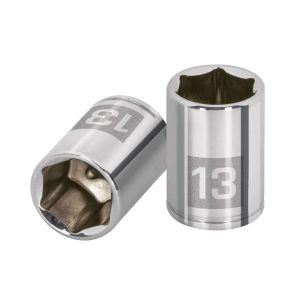 Dado de 13 mm, 6 puntas, cuadro 1/4″, Truper D-1413-M 13175