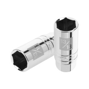 Dado para bujías de 13/16″, 6 puntas, cuadro 3/8″, Truper D-3826-B 13657