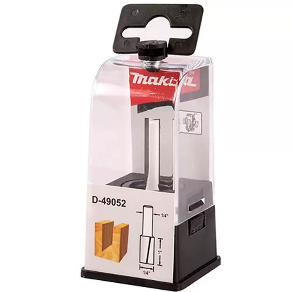 Fresa Vast.1/4″ Recta Canal 1/ 4″-2F.Sin Rodaje.Altura Filo 1″ Makita D-49052