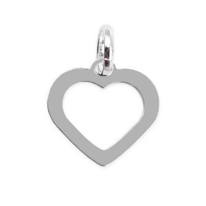 Dije Silueta de corazón – Plata 950/925