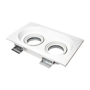 DOWNLIGHT EMPOTRABLE ESCAYOLA CUADRADO 2XQR111 E408/2 CONALUX