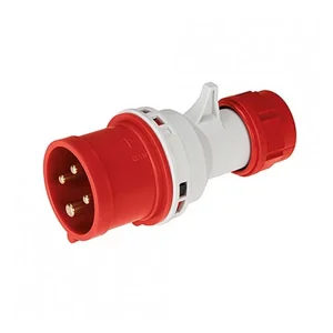 CLAVIJA RECTA IP44 380/415V 3 POLOS + TIERRA 32A