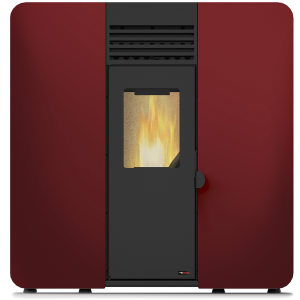 Estufa de pellet Mod. FIRST SLIM. 7 Kw. Burdeos