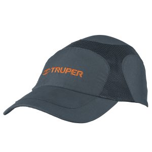 Gorra Truper color gris, 100% poliéster respirable GORT-G 60435
