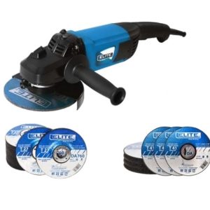 COMBO PULIDORA 7″ 7500 RPM REF. AG181 + DISCOS 7 X 1/8 (80 UND) + DISCOS 7 X 1/4 (10 UND)