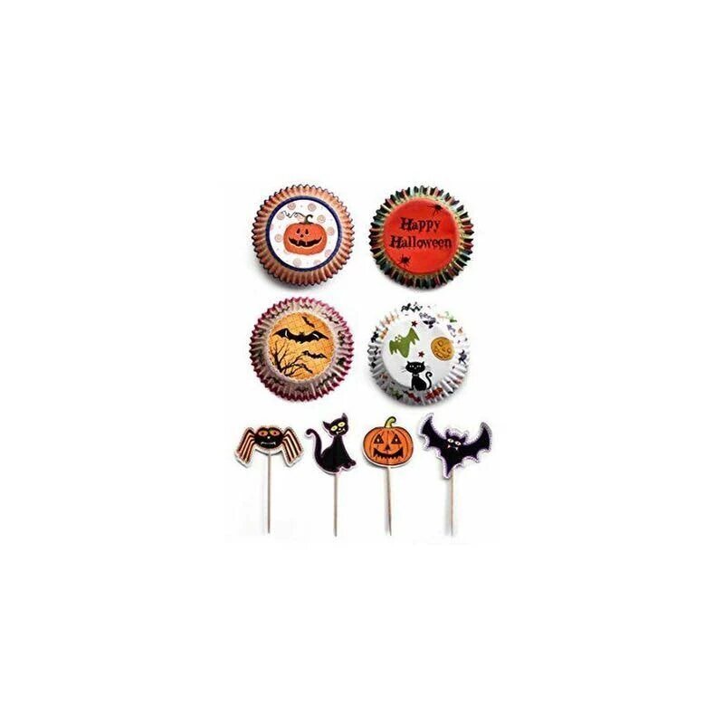 Haloween Cápsula cupcake y banderitas de ibili - Imagen 3