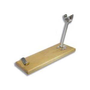 Soporte Jamonero plegable de acero y madera – Flores Cortés