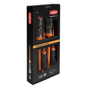 Juego de 5 destornilladores de seguridad RATIO Dinamyc Tecno-Aislo